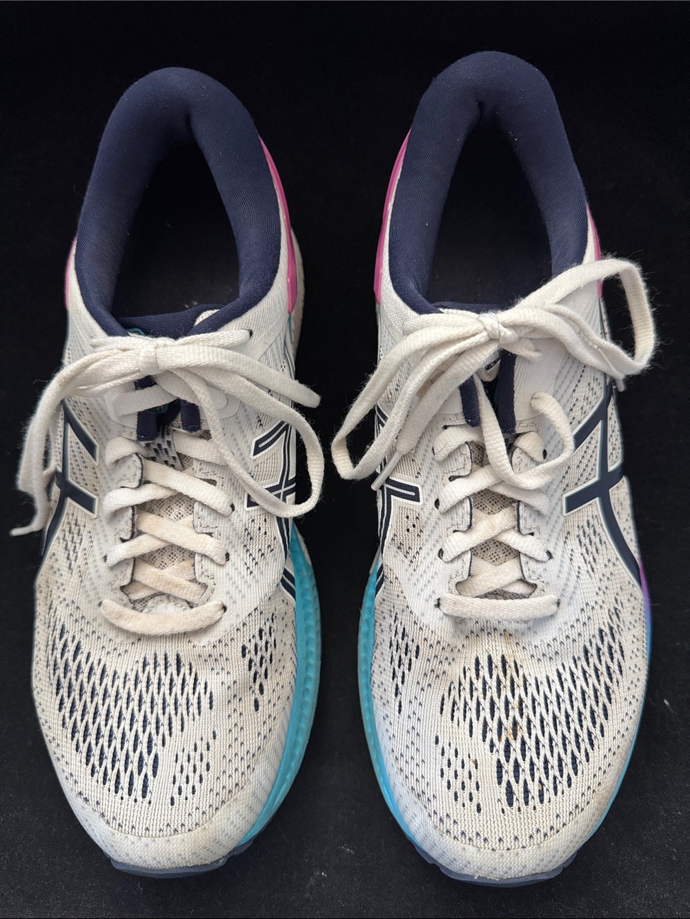 ASICS Gel Kayano 26 White Athletic Shoes Sz 9.5